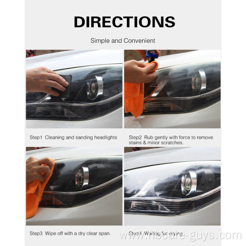 car headlamp polish cleaner cleaning headlights